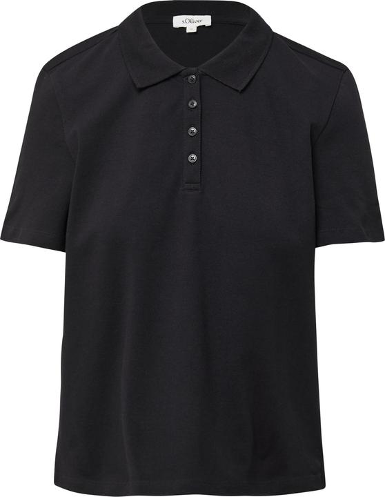 Produktbild S.Oliver Polo-Shirt Verkürztes Poloshirt aus Baumwollpiqué (36)