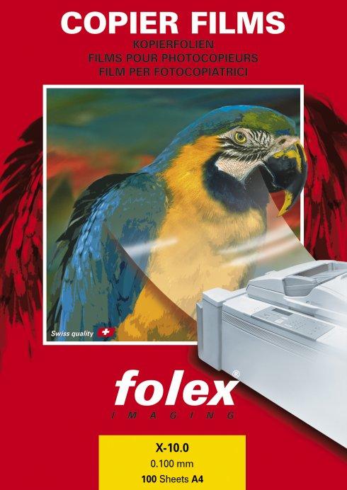 Produktbild Folex Kopierer-Folien X-10.0, DIN A4, 100 my (100 x)