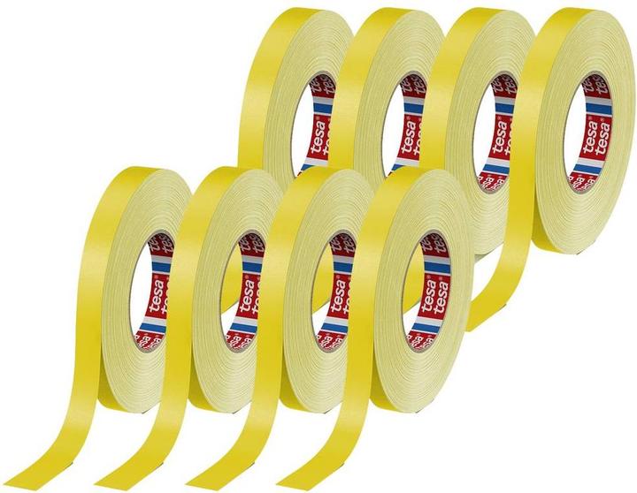 Produktbild tesa tesaband 4651 Premium 04651-00519-00 Gewebeklebeband Gelb (L x B) 50 m x 1 (19 mm)