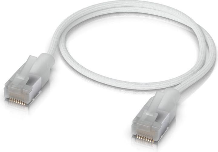 Image du produit Ubiquiti Cable UACC-Cable-Patch-EL-C6A-0.3M-W (S/UTP, CAT6a, 0.30 m)