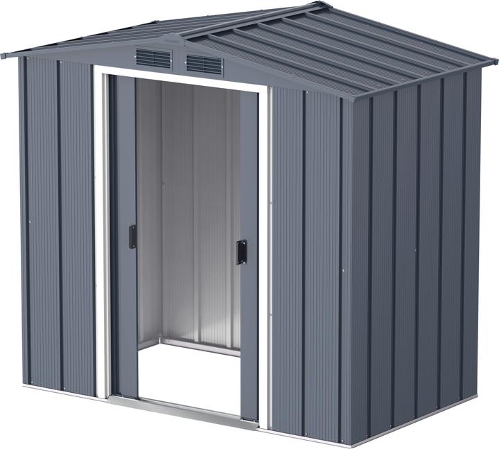 Produktbild Tepro Gerätehaus Eco 6x4, anthrazit/weiss