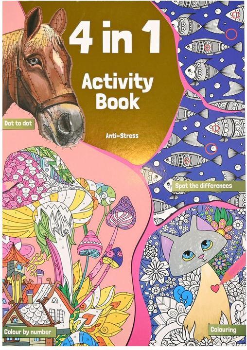 Actual product image Roost Activity colouring book A4