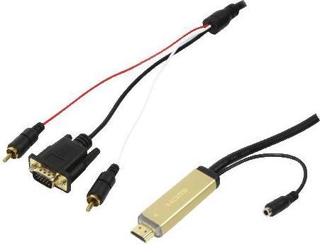 Produktbild LogiLink HDMI (Typ A) — VGA (2 m, VGA, HDMI)