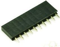 OEM Connecteur femelle 10Pin pas de 2.54mm noir