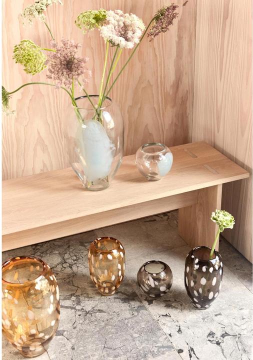 Produktbild Oyoy Vase Jali mittel 23 cm, Smoke (1 x, 19 x 19 x 27 cm, 9.75 l)