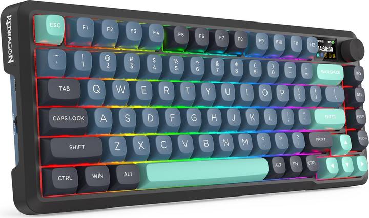 Actual product image Redragon K724GBG-RGB-PRO Behemoth (Eng. Int., Cable, Wireless)