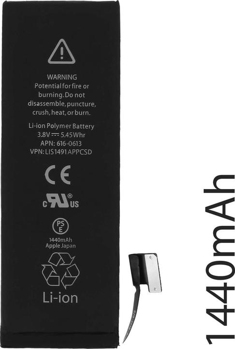 Productafbeelding NoName Batterij voor iPhone 5