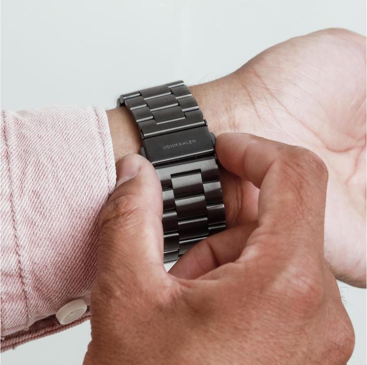 Produktbild Vonmählen Gliederarmband 2 (44 mm, 45 mm, 46 mm, 49 mm, Edelstahl, Stainless Steel)