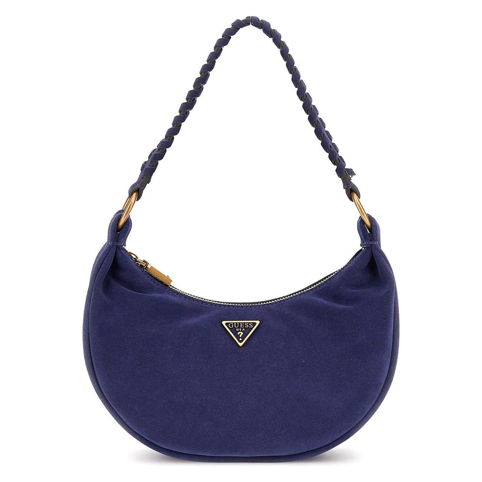 Guess, Damen, Handtasche, Amita Hobo Crossbody Bag, Blau