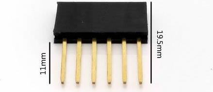 Immagine prodotto Play-Zone 2 coppie di header Arduino 8Pin e 6Pin impilabili