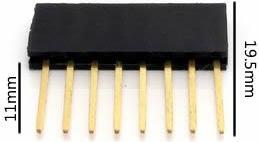 Produktbild Play-Zone 2 Paar 8Pin und 6Pin Arduino Stackable Header