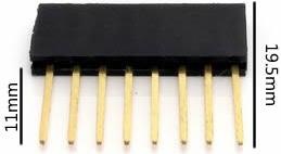 Immagine prodotto Play-Zone 2 coppie di header Arduino 8Pin e 6Pin impilabili
