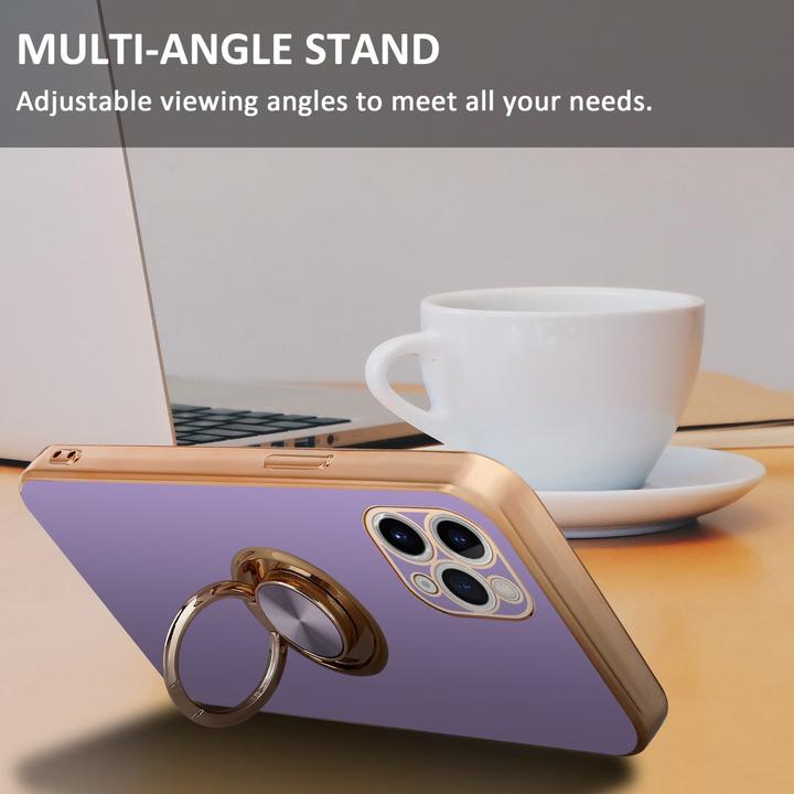 Produktbild Cadorabo Hülle für Apple iPhone 11 PRO MAX im TPU mit Kameraschutz und Ring LM089 Style (Apple iPhone 11 Pro Max)