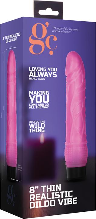 Produktbild Doc Johnson 8 Inch Thin Realistic Dildo Vibe