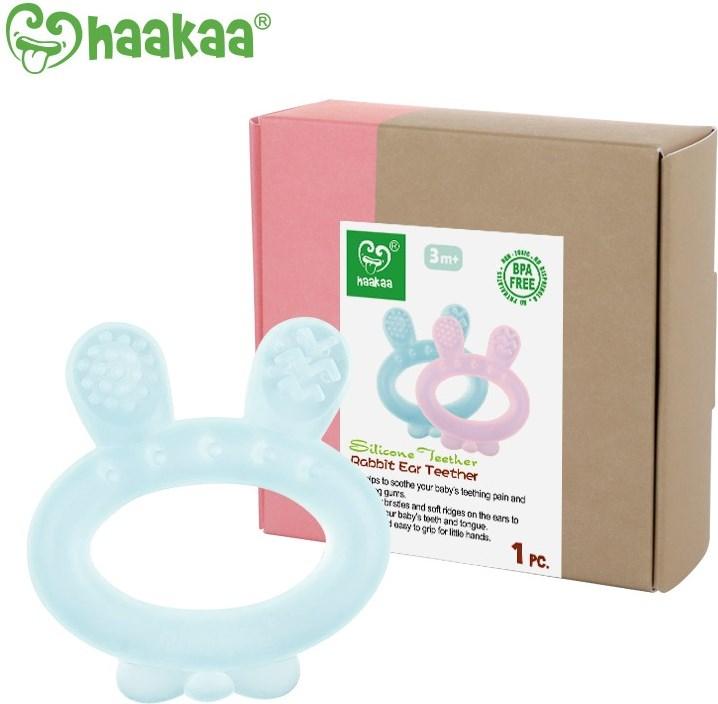 Produktbild Haakaa Beissring Hasenohr - Blau