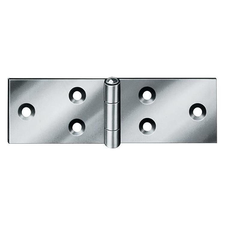 Vormann, Connettori in legno, Laminato, fascia larga Altezza 32 mm L.aperta100 mm Spessore 1,3 mm Acciaio zincato blu (20 pz.)