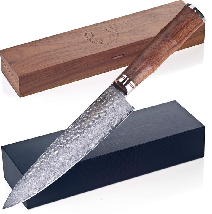 Produktbild Schwartzhirsch Damastmesser