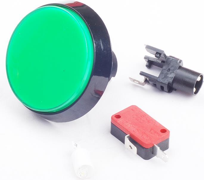 Produktbild OEM Big Dome Push Button 60mm Grün