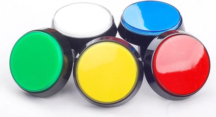 Produktbild OEM Big Dome Push Button 60mm Grün