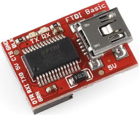 SparkFun FTDI - Module de base 5V (Banc des accusés)