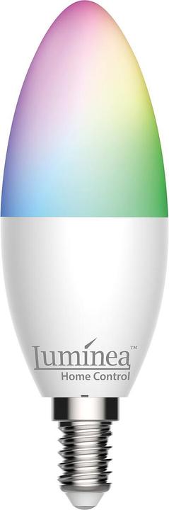 Produktbild Luminea WLAN-LED-Lampe für Amazon Alexa und Google Assistant, E14, 5,5 W (E14, 5.50 W, 470 lm, 1 x, F)