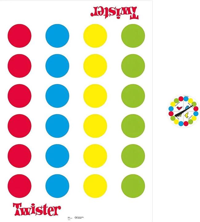 Actual product image Hasbro Gaming Twister (Italian, 2 Players)