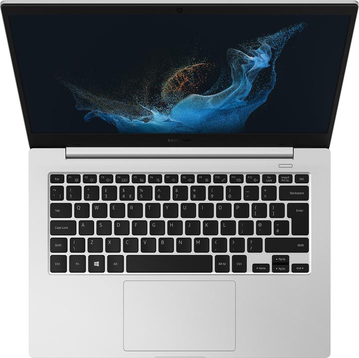 Actual product image Samsung Galaxy Book2 Go 4 | 128GB 5G | silver | EN (14", 128 GB, 4 GB, DE, Snapdragon 7c Plus Gen 3)