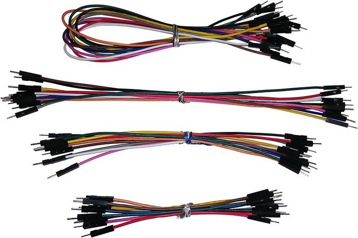 Play-Zone Jumperkabel 40 Stk. (10-30cm) M/M 22AWG