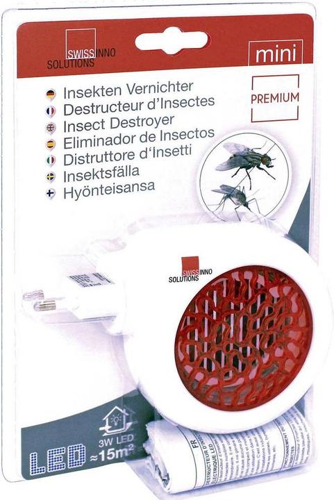 Swissinno Mini Elektrische Insekten-Falle LED 3 Watt für innen