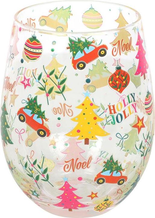 Produktbild Something Different Stielloses Glas Nostalgic bedruckt weihnachtliches Design (0.50 l)