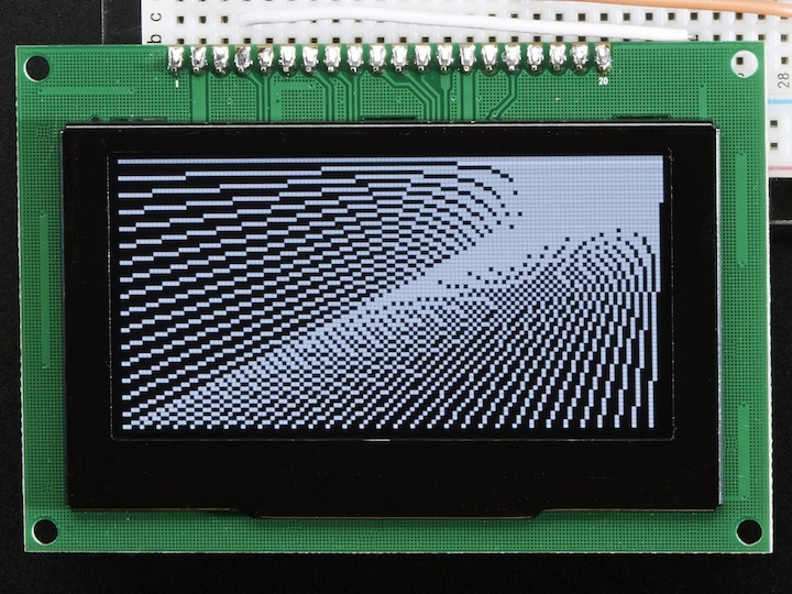 Produktbild Adafruit Monochrome 2.7" 128x64 OLED Graphic Display Module (Display)