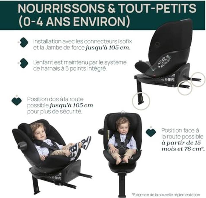 Produktbild Chicco Autositz Twist Recline Everone i-Size (Reboarder, ECE R129/i-Size Norm)