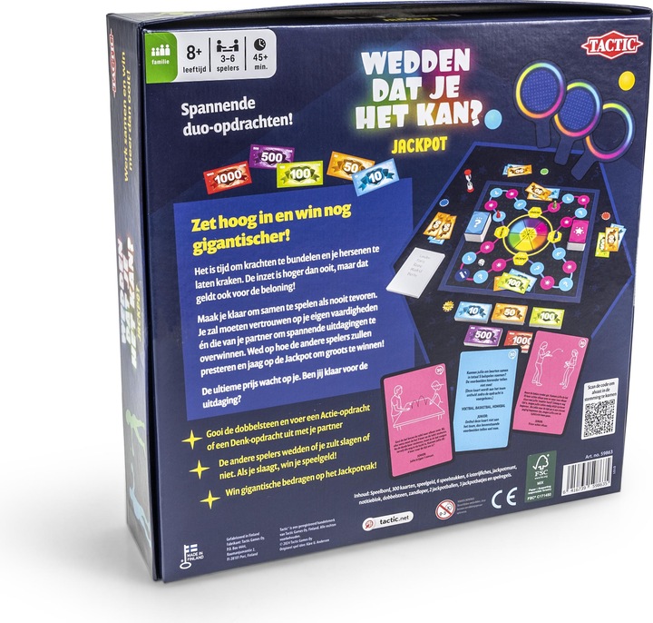 Produktbild Selecta Spielzeug Wetten, dass du es schaffst? Jackpot-Brettspiel