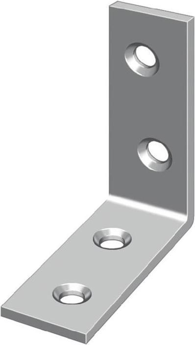 Immagine prodotto Hohage Staffa per sedia lunghezza 80 mm larghezza 16 mm spessore 2 mm ferro cromato blu (25 pz.)