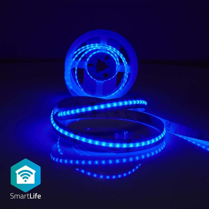Actual product image Nedis SmartLife LED Strip Wi-Fi, 2m - White (White, 200 cm, Indoor)
