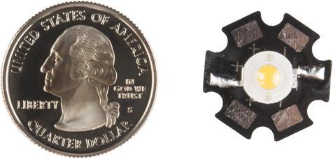 Actual product image SparkFun LED 3W Aluminum PCB (Warmweiss)