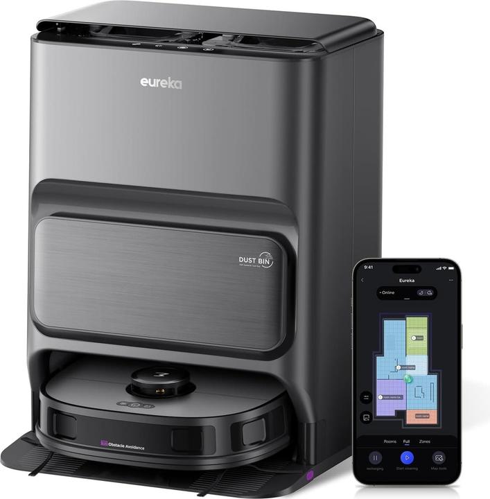 Produktbild Eureka Saug- & Wischroboter mit All-in-One Station (J12 Ultra) (5000 Pa, Wischpads (rotierend))