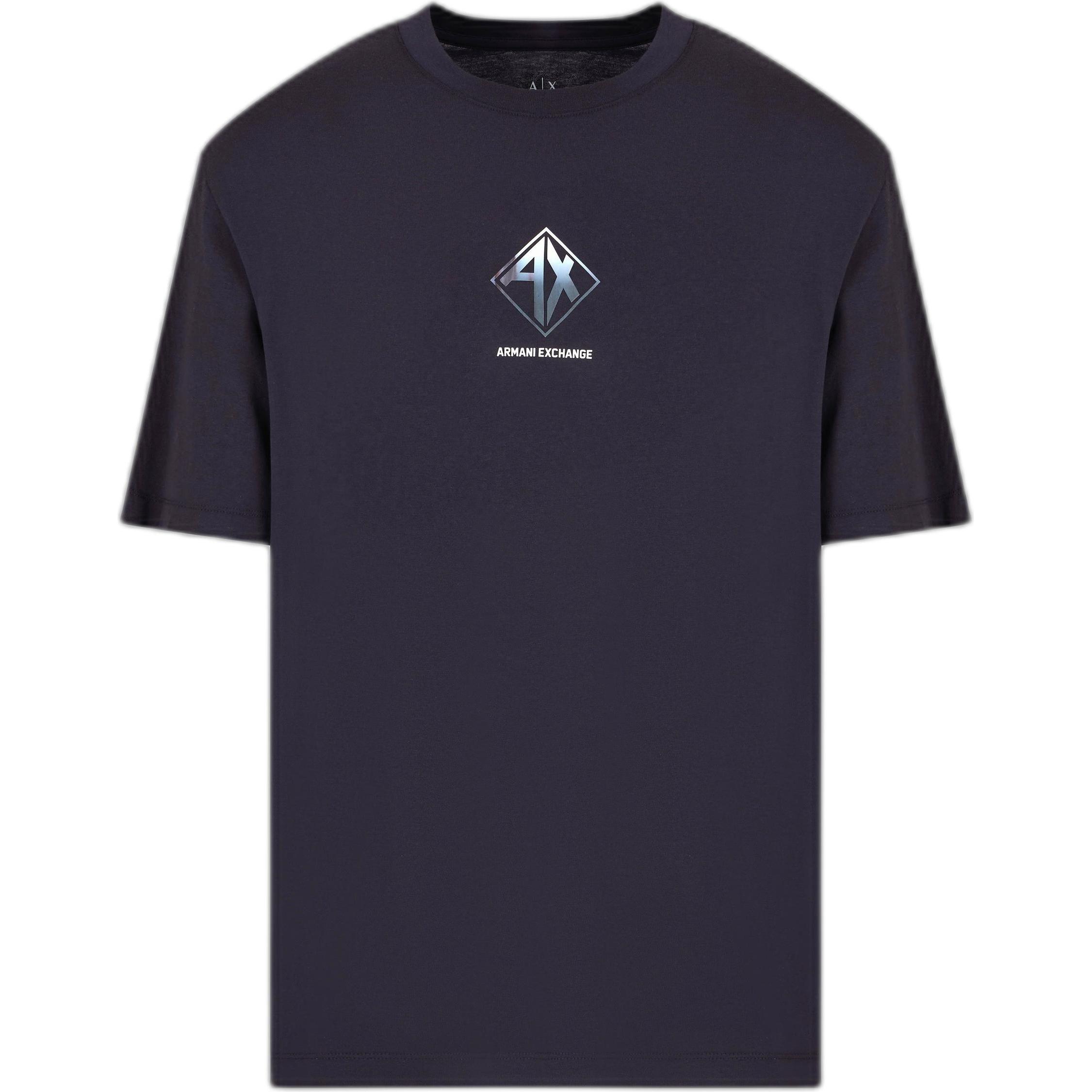 Armani Exchange, Herren, Shirt, T-Shirt, Blau, (L)