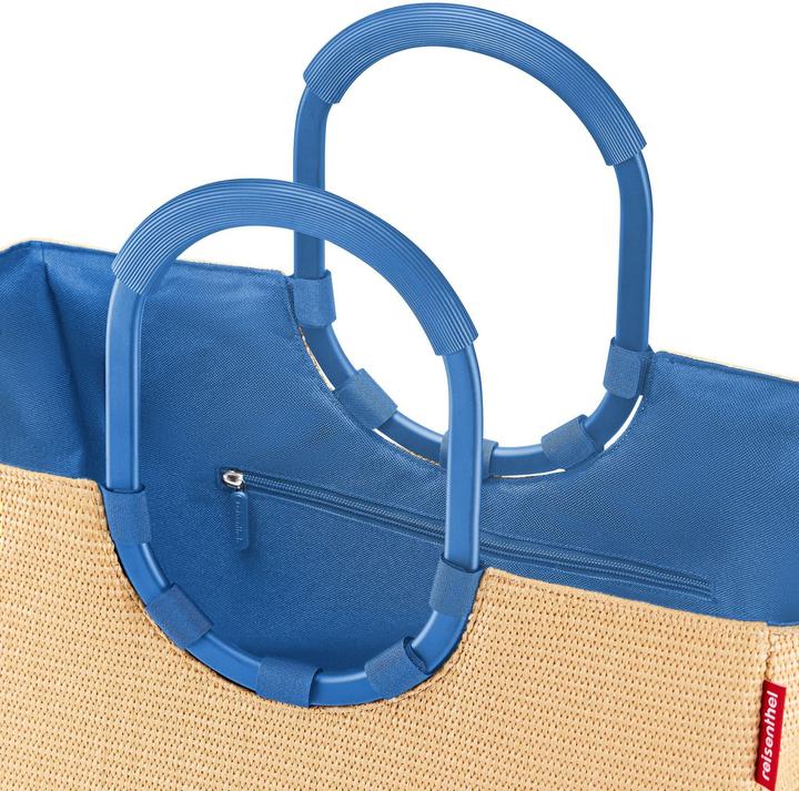 Produktbild reisenthel Einkaufskorb loopshopper L Frame Raffia Blue