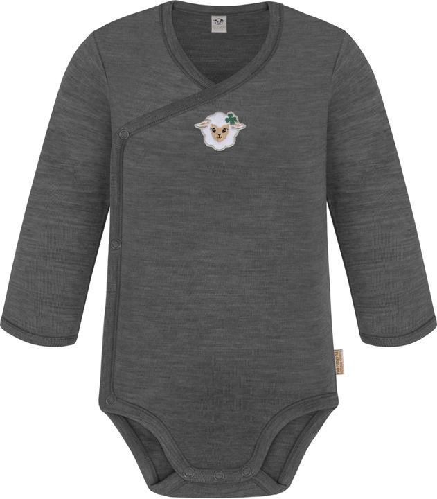 Actual product image Normani Baby merino long-sleeved wrap body "Kaitaia" and baby merino trousers "Silverdale" - 9625 (86)