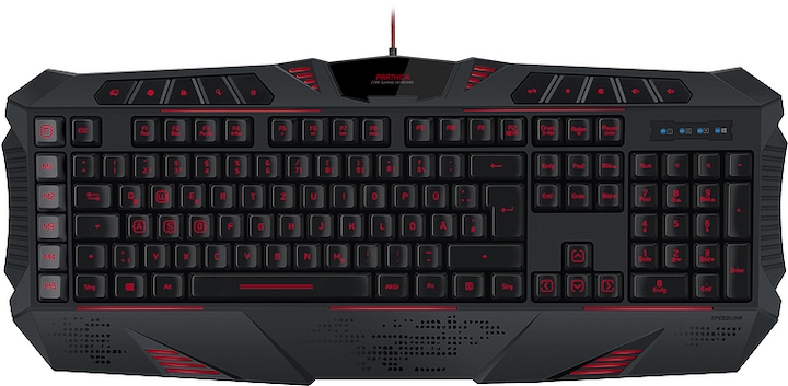 Produktbild Speedlink PARTHICA Core Gaming Keyboard (CH, Kabelgebunden)