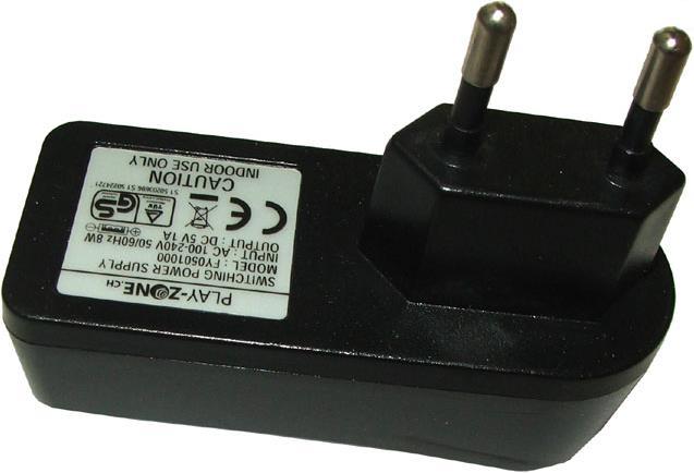 Produktbild Play-Zone Netzteil AC/DC-Adapter 5V DC 1000mA USB