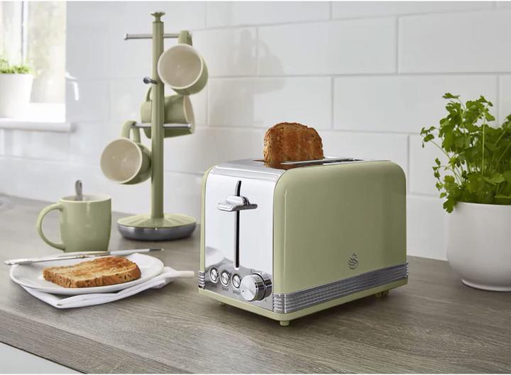 Productafbeelding Swan Retro Set Ontbijtketel Groen (1.80 l)