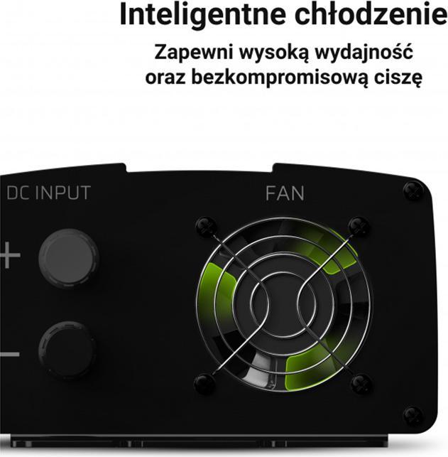 Image du produit GreenCell Voltage Car Inverter 24V to 230V 1000W Full Sine Wave