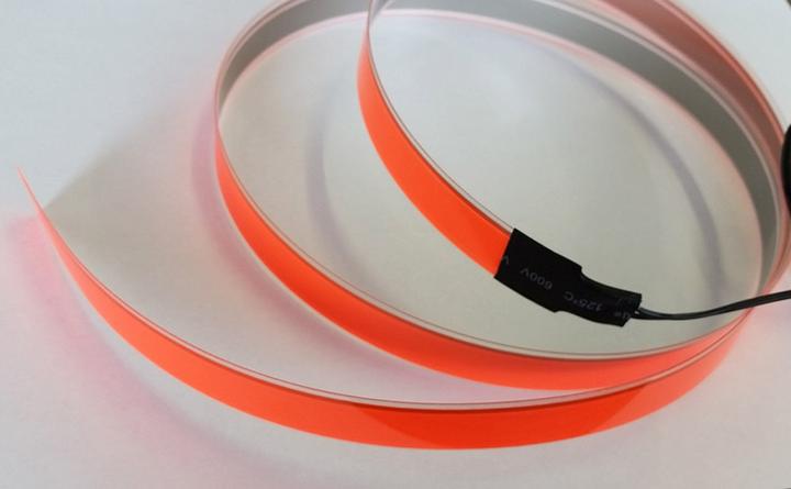 Produktbild OEM EL Tape 10mm Orange Ein Meter