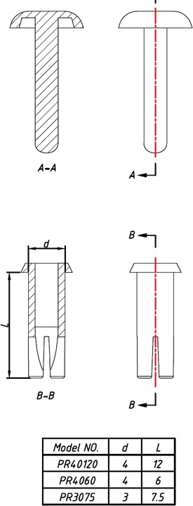 Produktbild Makeblock Plastic Rivet R40120 (Bauelemente)