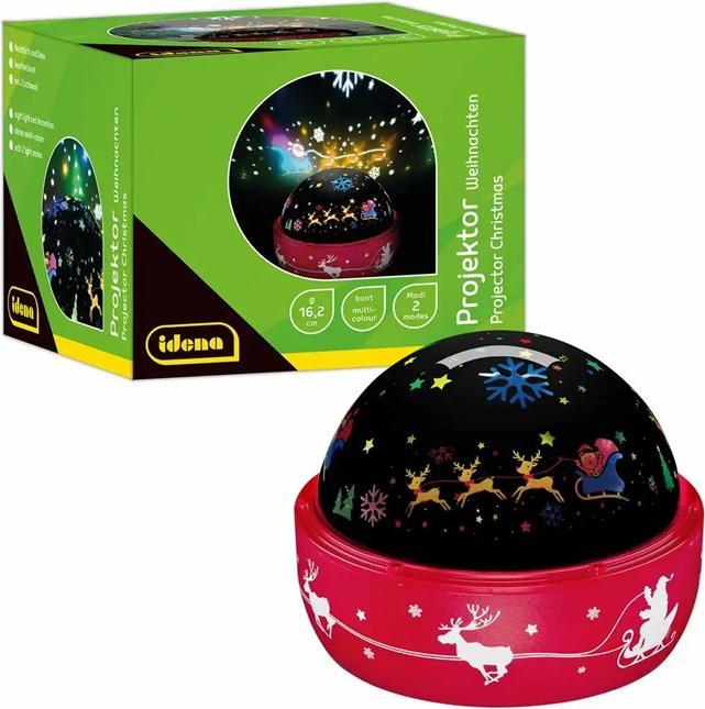 Produktbild Idena LED Projektor Weihnachten 16,2x16,2x13cm