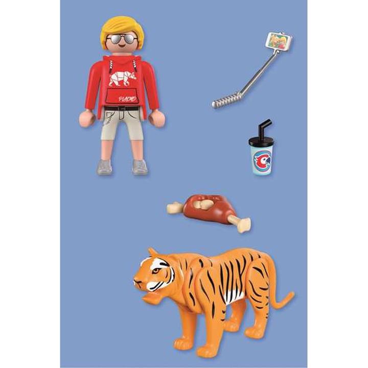 Image du produit Playmobil 72089 Zoo: Tiger und Besucher