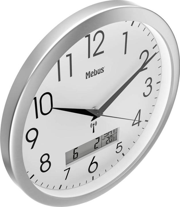 Produktbild Mebus Funk-Wanduhr (30 cm)