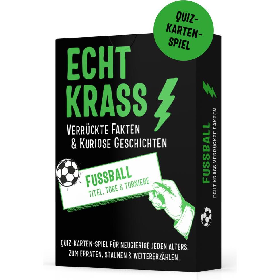 Tusitala Echt krass verrückte Fakten & kuriose Geschichten - Fussball (Quiz-Karten-Spiel)